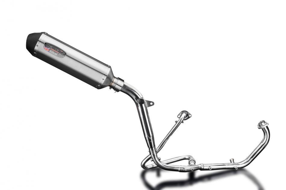 HONDA XL125V VARADERO 2001-2016 Echappement Complet Pot 343mm X-Ovale Inox