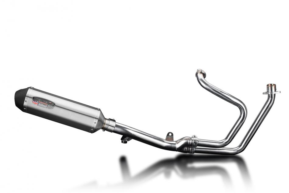 Honda NT650V Deauville 98-05 Echappement Complet 2-1 Silencieux 343mm XOval Inox