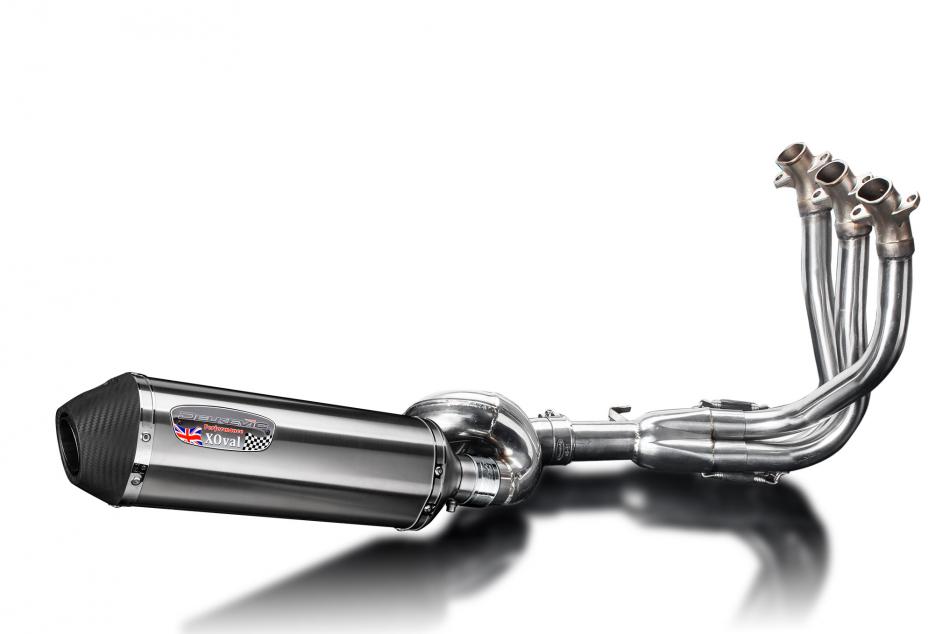 Triumph Street Triple 765RS 2017-22 Echappement 3-1 Silencieux 343mm X-Oval Inox