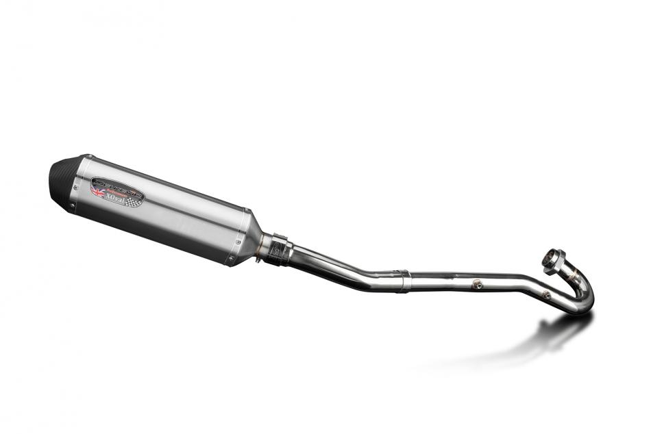 Kawasaki KLR650A 1987-2007 Echappement Complet Silencieux 343mm X-Ovale Inox