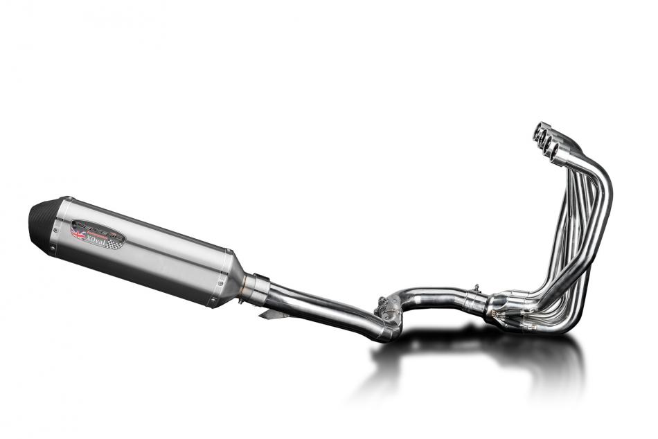 KAWASAKI ZZR1100 1990-2001 Echappement Complet 4-1 Pot 343mm X-Ovale Inox