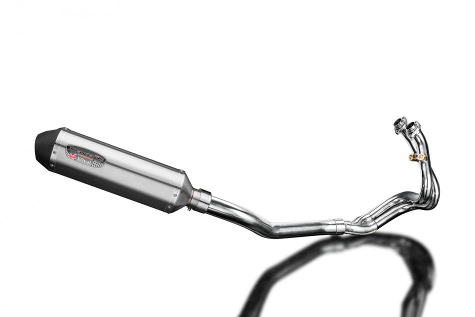 CFMOTO 650NK 2016-2023 Echappement Complet 2-1 Silencieux 343mm X-Ovale Inox