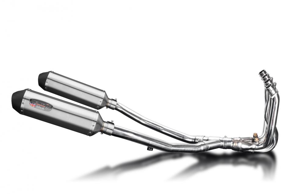 KAWASAKI ZZR1400 2008-2011 Echappement Complet 4-2 DECAT Pot 343mm X-Ovale Inox