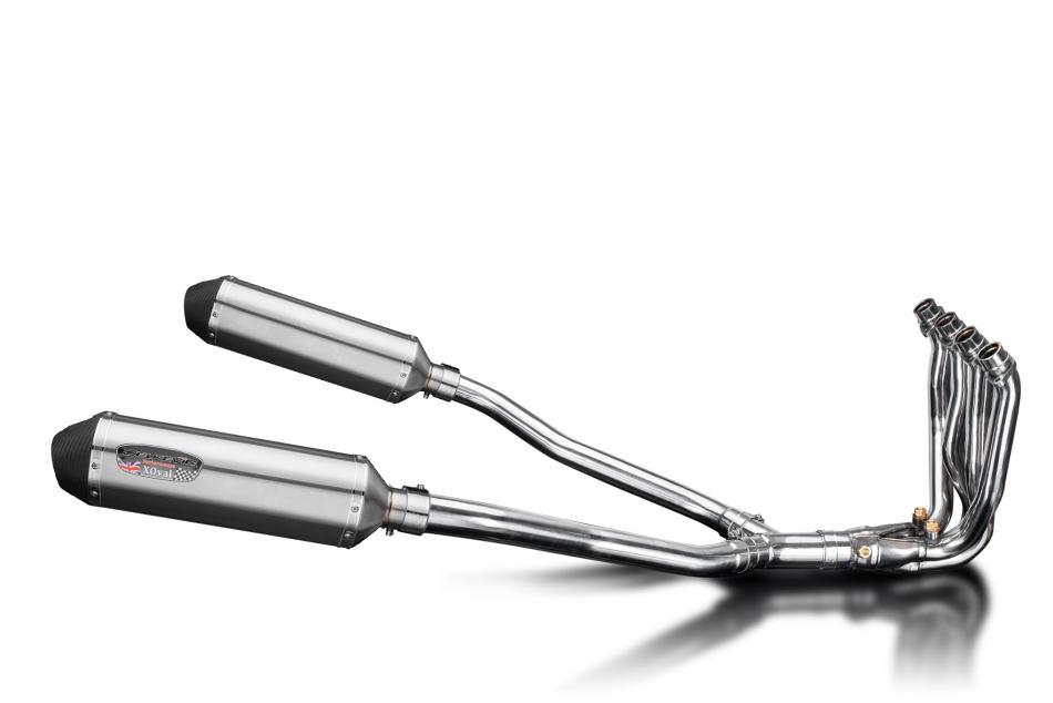 Kawasaki GTR1400 2007-2020 Echappement Complet 4-2 Silencieux 343mm X-Ovale Inox