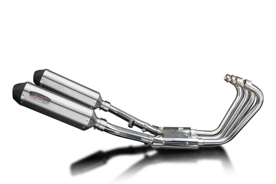 Yamaha XJR1300 1998-2006 Echappement Complet 4-2 Silencieux 343mm X-Ovale Inox