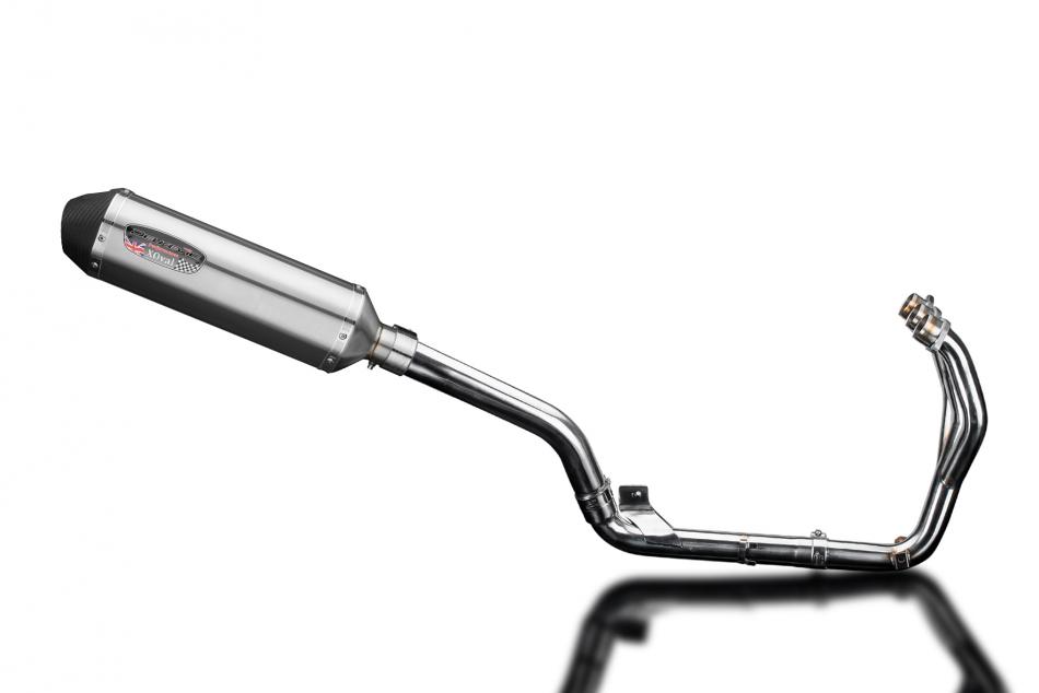 Triumph Tiger 800 2010-19 Echappement Complet 3-1 Silencieux 343mm X-Ovale Inox