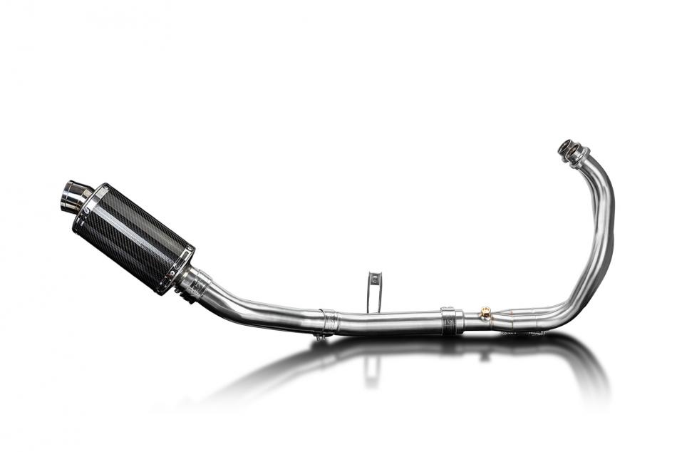 Yamaha XSR700 2021-2024 Echappement Complet 2-1 Silencieux 225mm Ovale Carbone