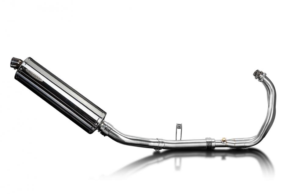 Yamaha XSR700 2021-2024 Echappement Complet 2-1 Silencieux 450mm Ovale Inox