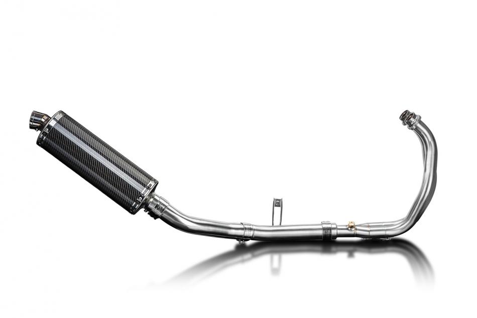 Yamaha XSR700 2021-2024 Echappement Complet 2-1 Silencieux 350mm Ovale Carbone