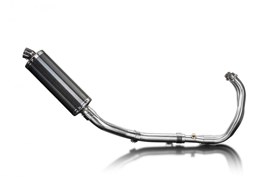 Yamaha XT700 Tenere 19-23 Echappement Complet 2-1 Silencieux 350mm Ovale Carbone
