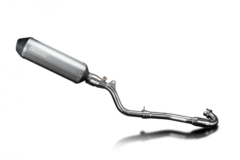 Kawasaki KLX300 2020-24 Delkevic Echappement KIT-Silencieux 343mm X-Ovale Titane