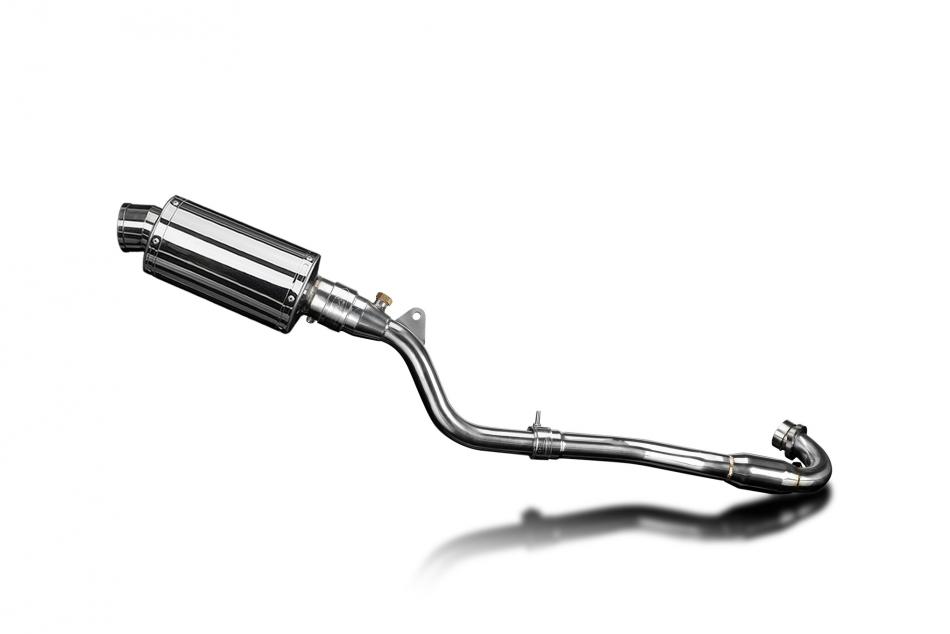 Kawasaki KLX300 2020-2024 Delkevic Echappement KIT-Silencieux 225mm Ovale Inox