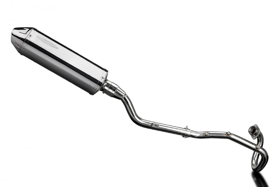 Yamaha XT225 Serow 1992-2007 Echappement Complet Silencieux 320mm Tri-Ovale Inox