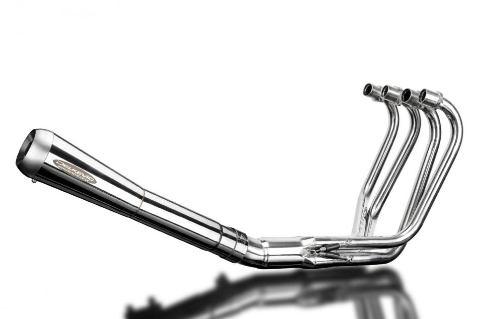 Honda CB550K 1977-1978 Echappement 4-1 Silencieux A Cone Inverse Inox Poli