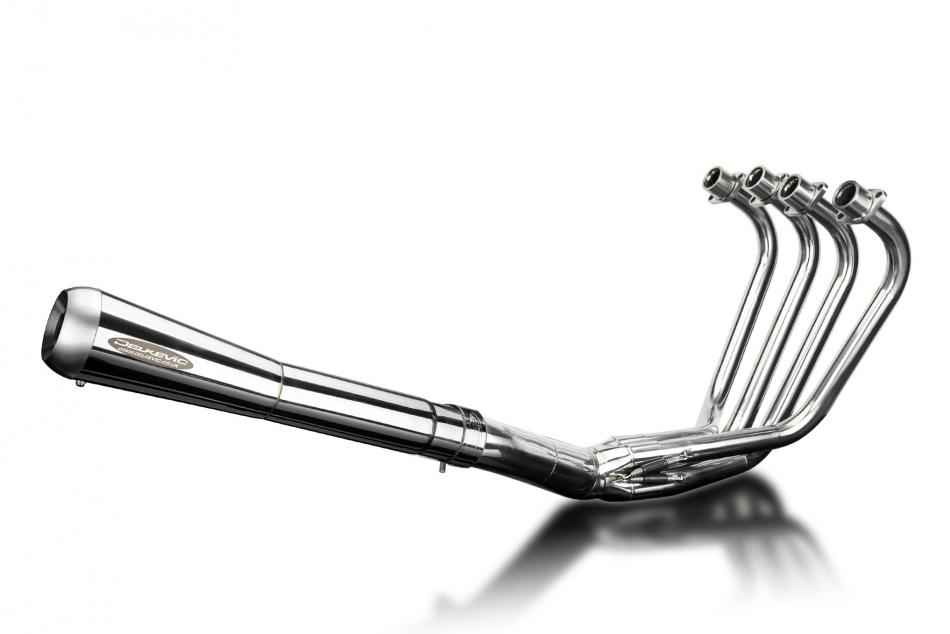 Suzuki GSX750E ET-EX 80-82 Echappement 4-1 Silencieux A Cone Inverse Inox Poli