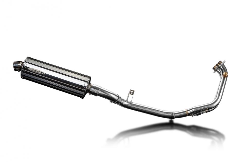 Benelli Leoncino 500 Trail 21-23 Echappement 2-1 Silencieux 350mm Ovale Inox