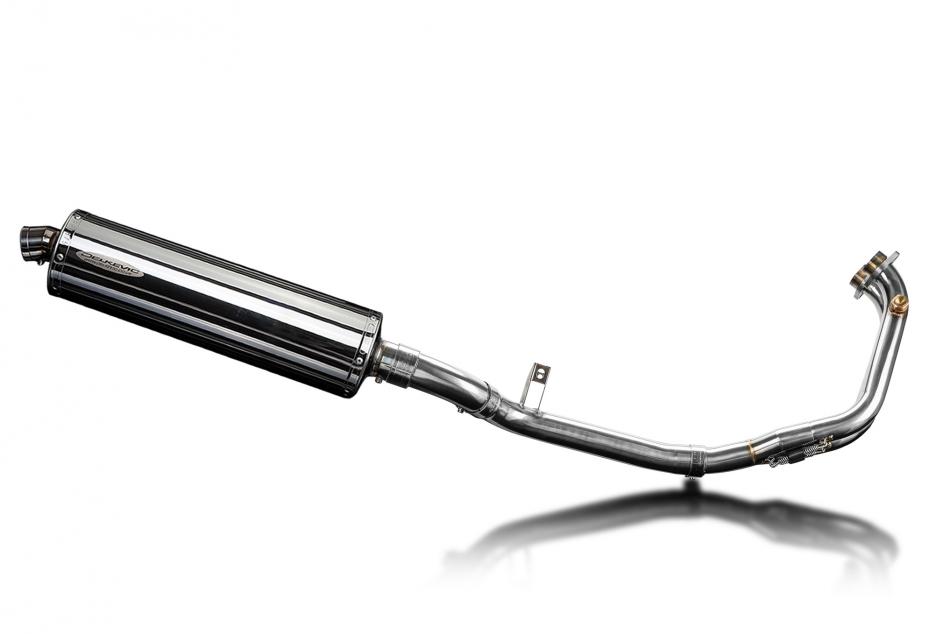 Benelli Leoncino 500 Trail 21-23 Echappement 2-1 Silencieux 450mm Ovale Inox