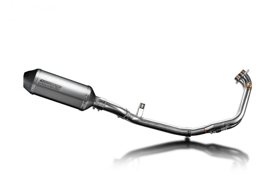 Benelli Leoncino 500 Trail 21-23 Echappement 2-1 Silencieux 260mm X-Ovale Titane