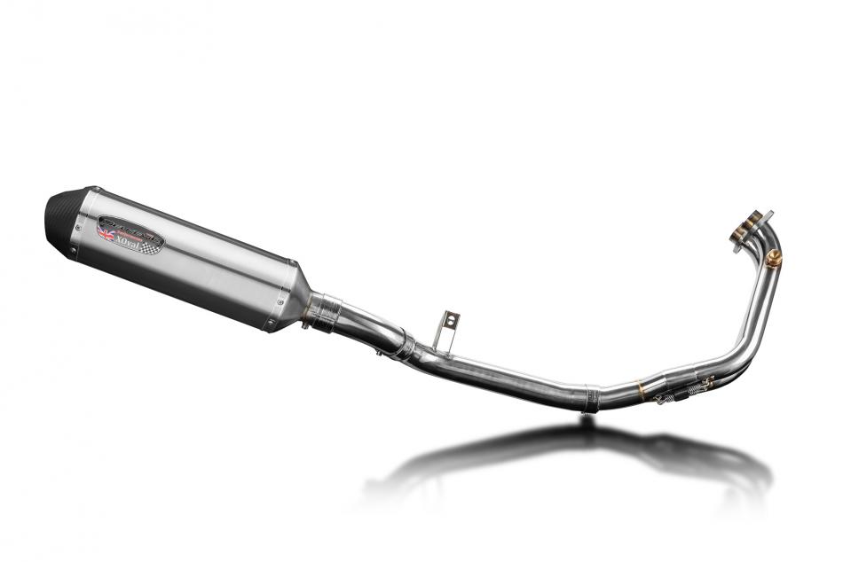 Benelli Leoncino 500 Trail 21-23 Echappement 2-1 Silencieux 343mm X-Ovale Inox