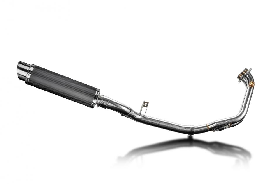 Benelli Leoncino 500 Trail 21-23 Echappement 2-1 Silencieux 350mm Rond Carbone