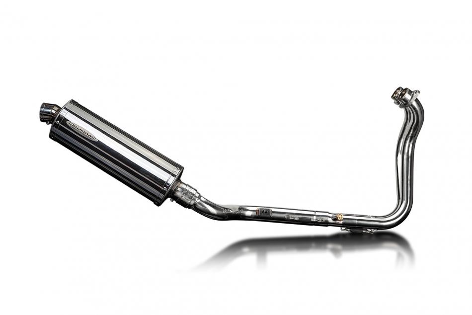 Suzuki GSX-8S 2023-2024 Echappement Complet 2-1 Silencieux 350mm Ovale Inox