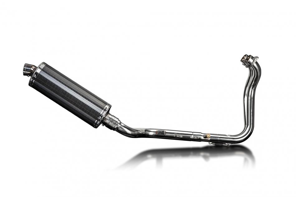Suzuki GSX-8S 2023-2024 Echappement Complet 2-1 Silencieux 350mm Ovale Carbone