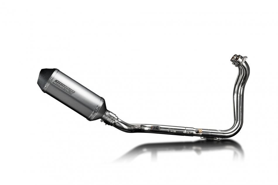 Suzuki GSX-8S 2023-2024 Echappement Complet 2-1 Silencieux 260mm X-Ovale Titane