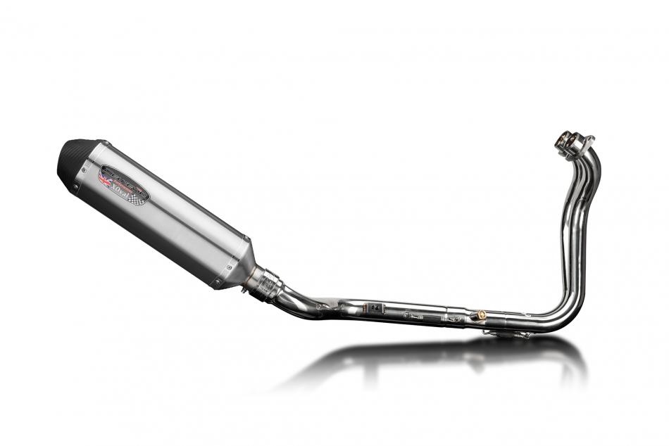 Suzuki GSX-8S 2023-2024 Echappement Complet 2-1 Silencieux 343mm X-Ovale Inox