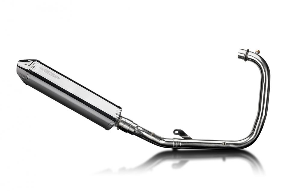 Royal Enfield Hunter 350 Rebel 22-24 Echappement Silencieux 420mm Tri-Ovale Inox