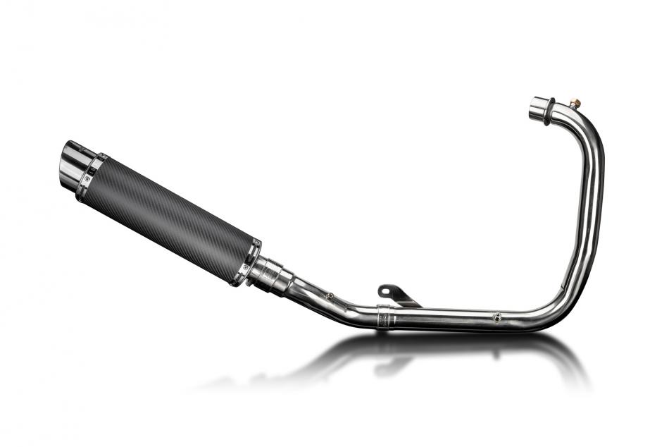 Royal Enfield Hunter 350 Rebel 22-24 Echappement Silencieux 350mm Rond Carbone