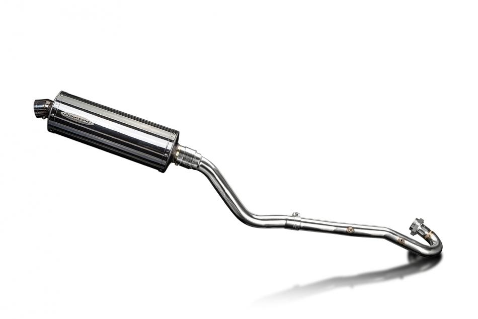 Kawasaki KLR650C 1995-2003 Echappement Complet Silencieux 350mm Ovale Inox