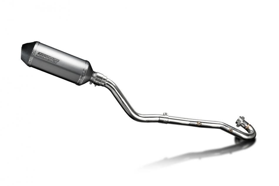 Kawasaki KLR650C 1995-2003 Echappement Complet Silencieux 260mm X-Ovale Titane