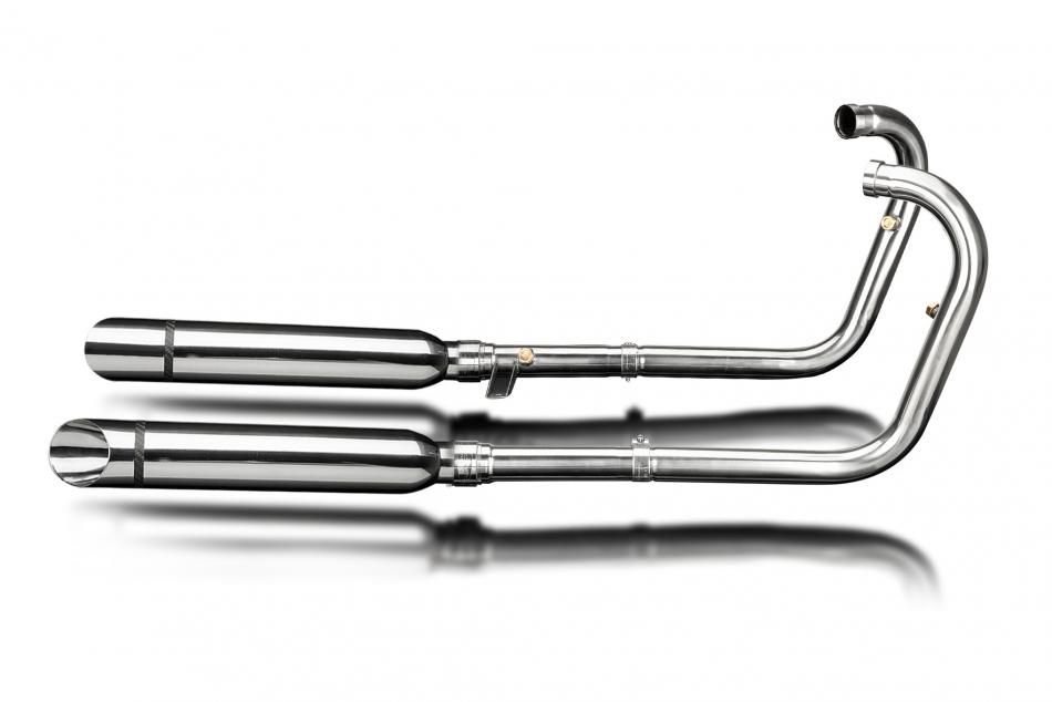 Kawasaki W650 99-06 W800 11-16 Echappement Silencieux 410mm Coupe Oblique Inox