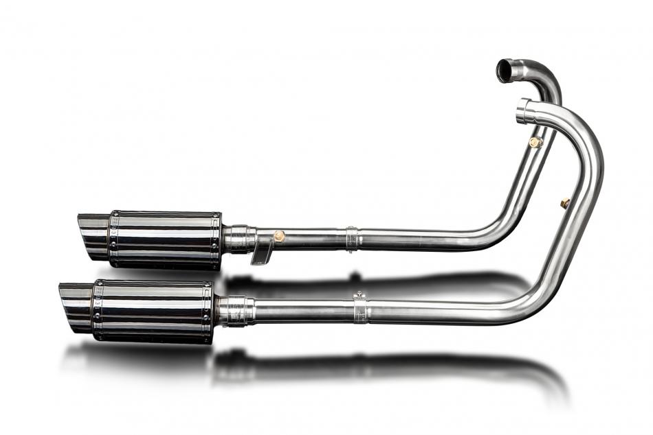 Kawasaki W650 99-06 W800 11-16 Echappement Complet Silencieux 200mm Rond Inox