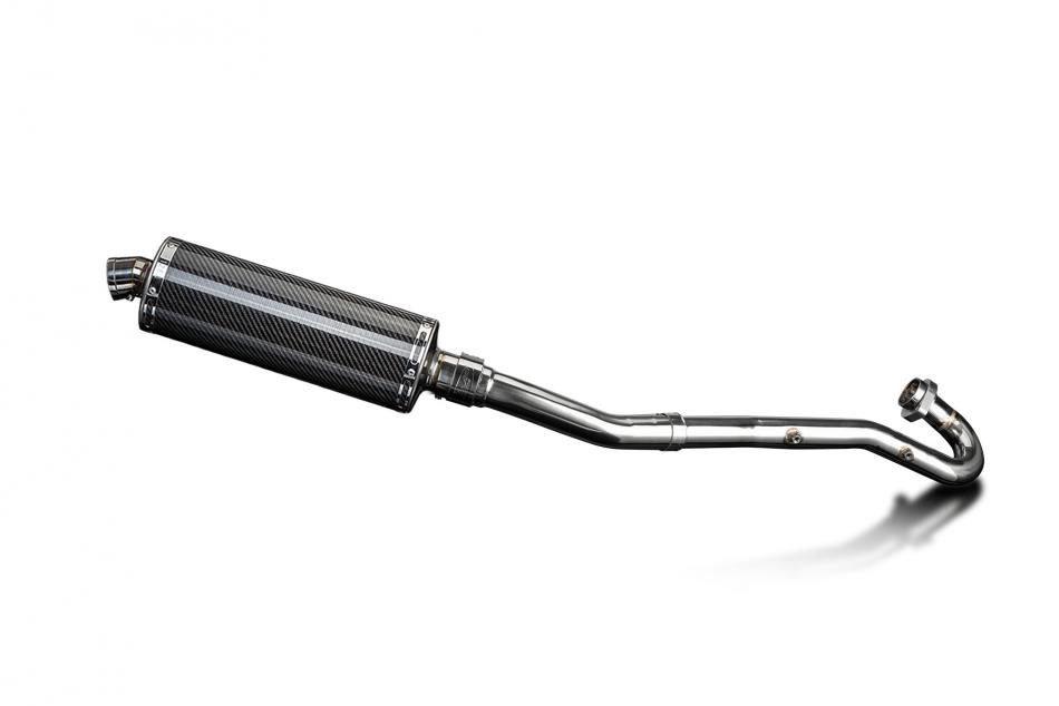 Kawasaki KLR650A 1987-2007 Echappement Complet Silencieux 350mm Ovale Carbone