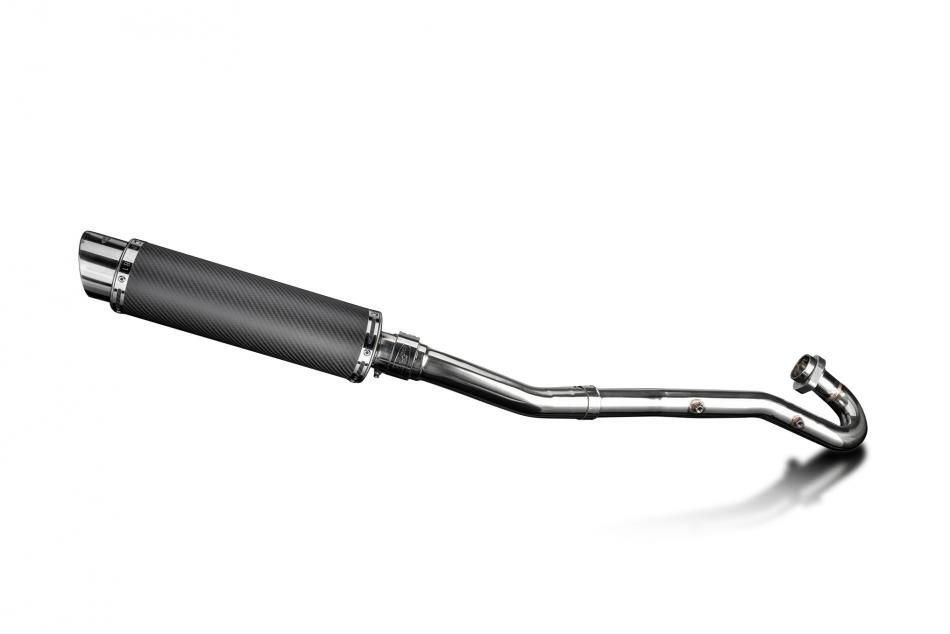 Kawasaki KLR650A 1987-2007 Echappement Complet Silencieux 350mm Rond Carbone