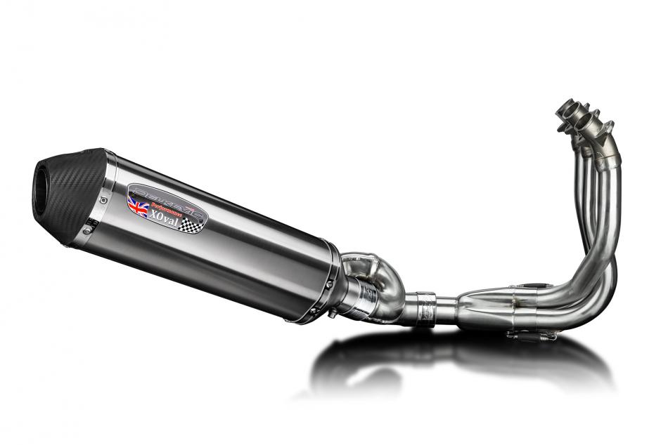 Triumph Street Triple 765RS 23-24 Echappement 3-1 Silencieux 343mm X-Ovale Inox