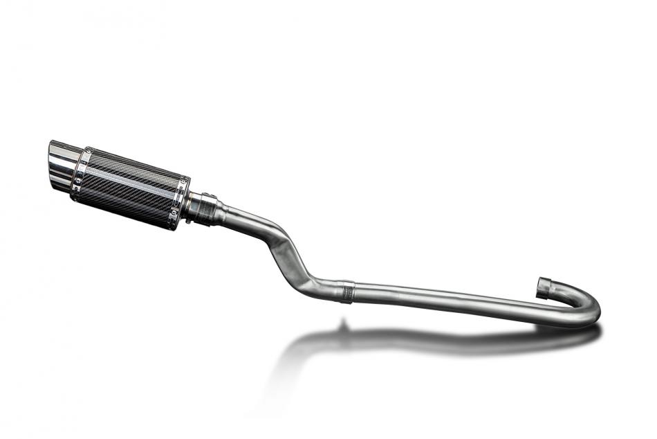 Yamaha XT500 TT500 1977-1981 Echappement Complet Silencieux 200mm Rond Carbone