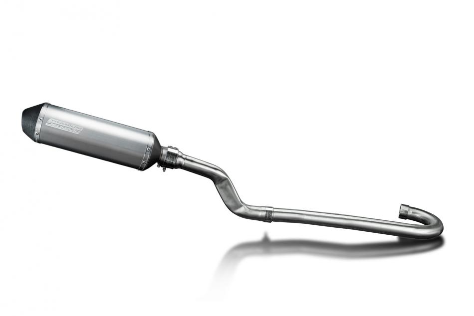 Yamaha XT500 TT500 1977-1981 Echappement Complet Silencieux 343mm X-Ovale Titane