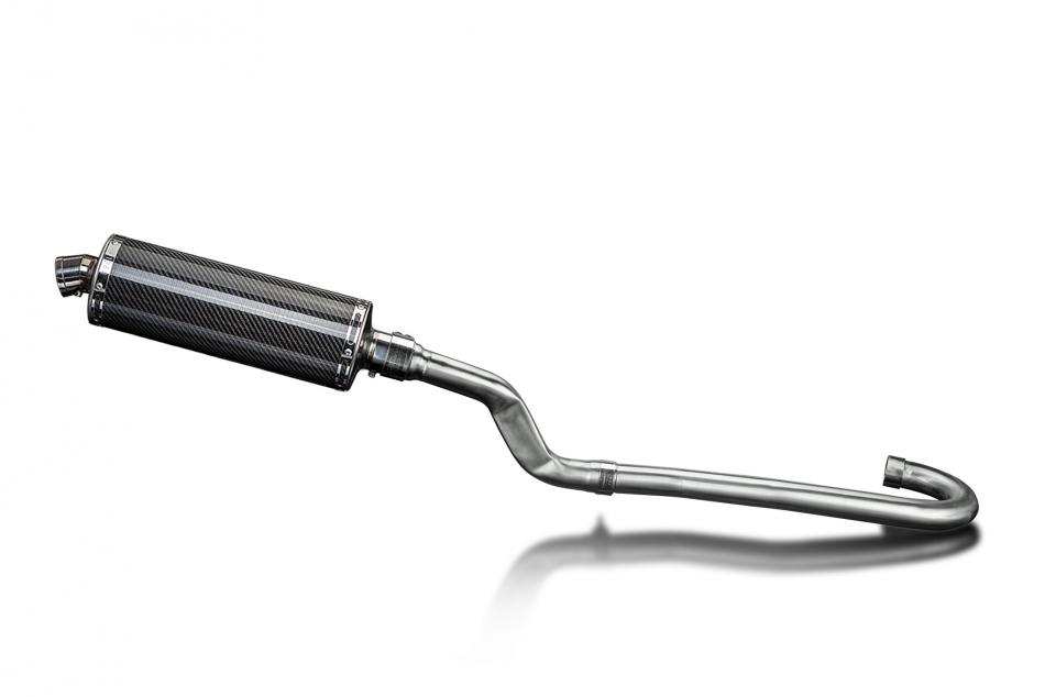 Yamaha XT500 TT500 1977-1981 Echappement Complet Silencieux 350mm Ovale Carbone