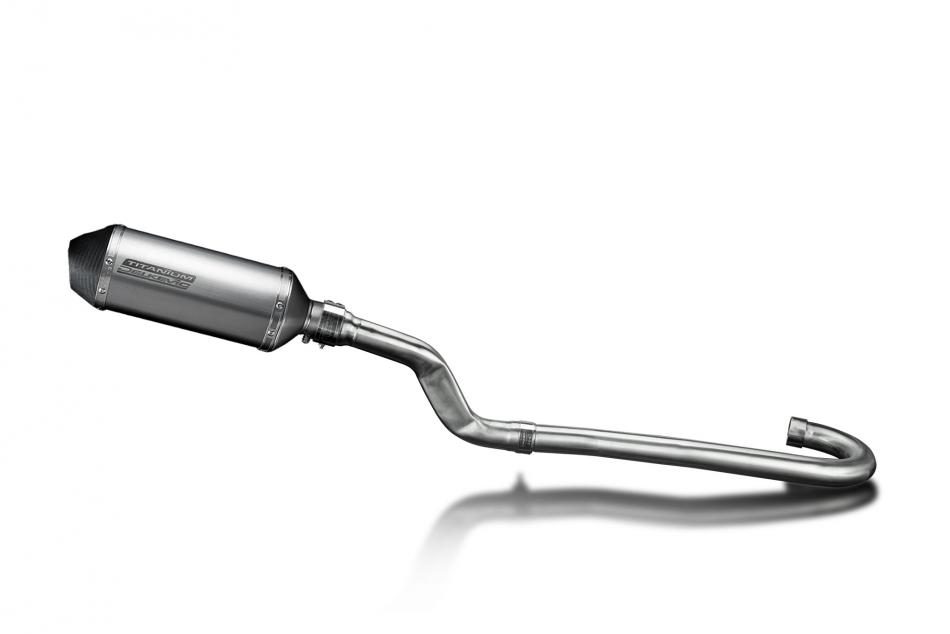 Yamaha XT500 TT500 1977-1981 Echappement Complet Silencieux 260mm X-Ovale Titane