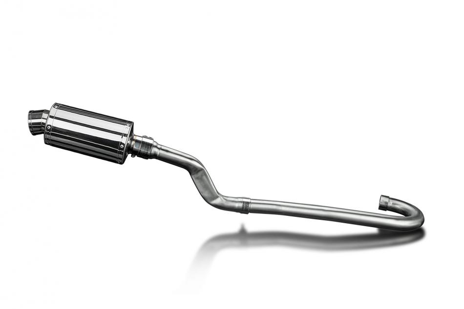 Yamaha XT500 TT500 1977-1981 Echappement Complet Silencieux 225mm Ovale Inox