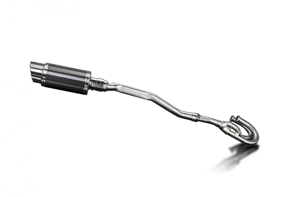 Honda XL250S 1978-1981 Echappement Complet Silencieux 200mm Rond Carbone