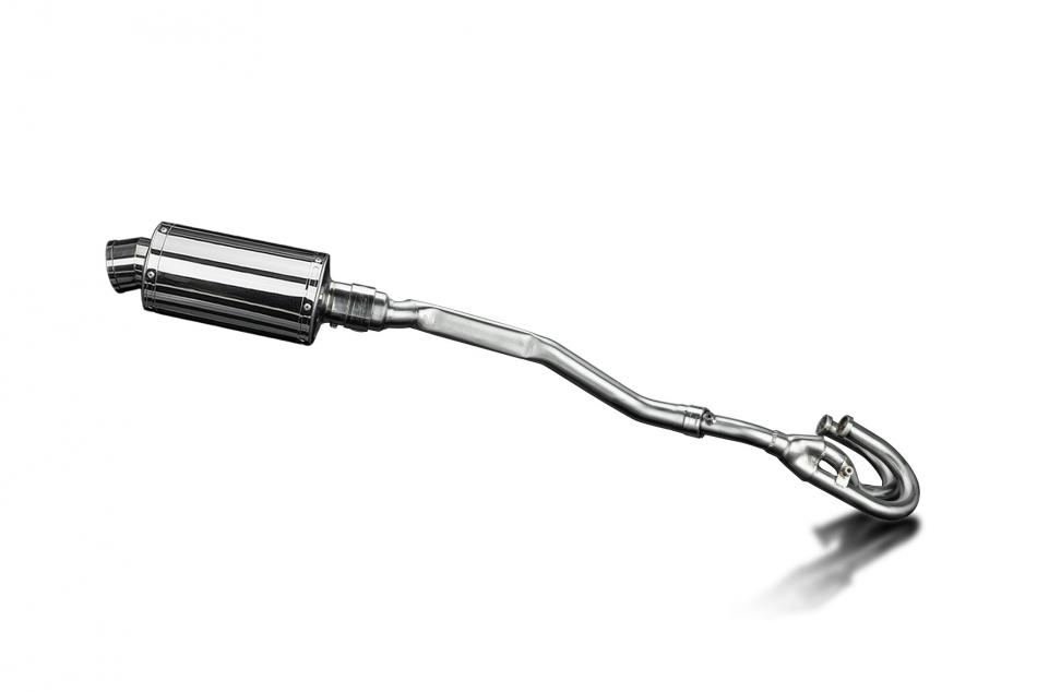 Honda XL250S 1978-1981 Delkevic Echappement Complet Silencieux 225mm Ovale Inox