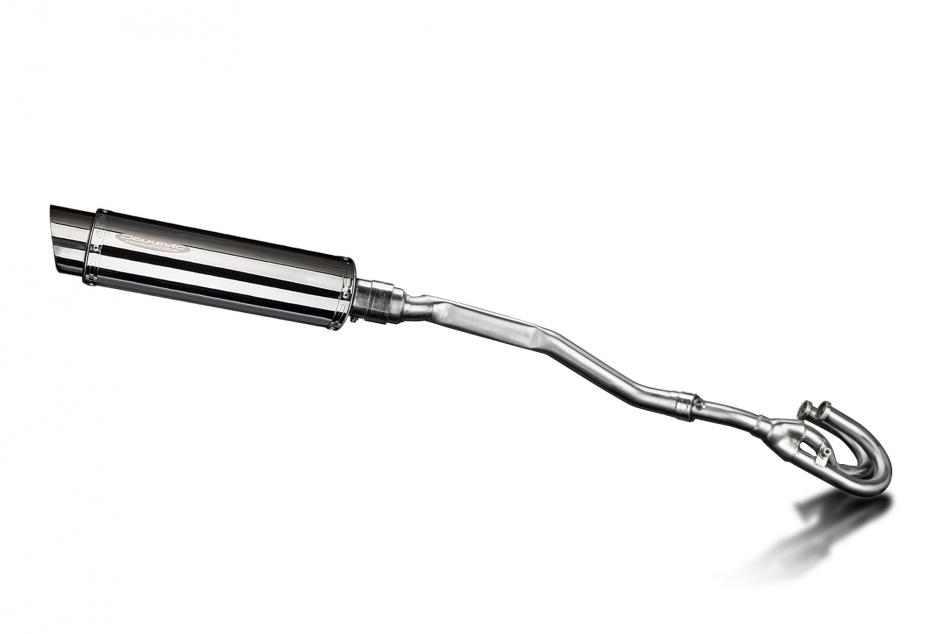 Honda XL250S 1978-1981 Delkevic Echappement Complet Silencieux 350mm Rond Inox