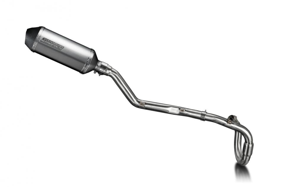Suzuki DRZ400E 2000-2009 Echappement Complet Silencieux 260mm X-Ovale Titane