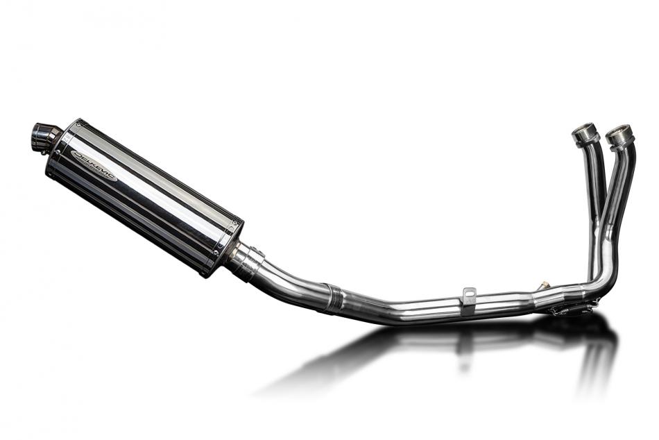 Honda CB750 Hornet 2023-2024 Echappement Complet 2-1 Silencieux 350mm Ovale Inox