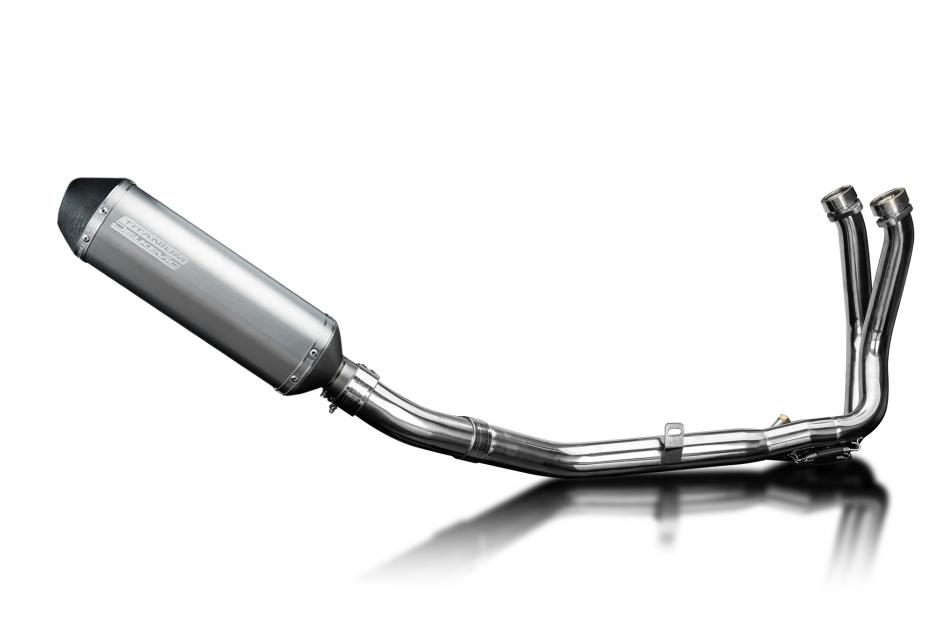 Honda CB750 Hornet 23-24 Echappement Complet 2-1 Silencieux 343mm X-Ovale Titane