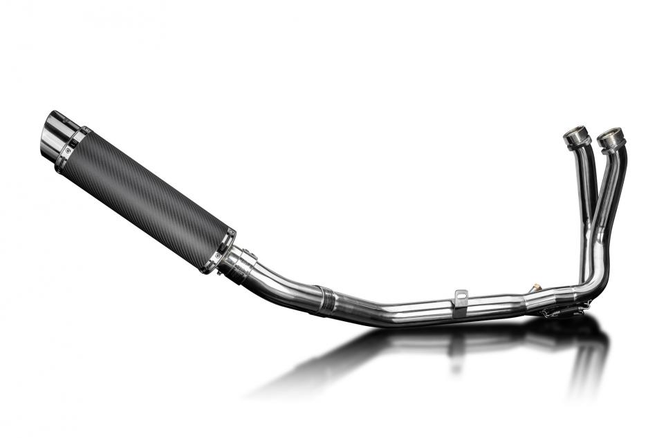 Honda CB750 Hornet 2023-24 Echappement Complet 2-1 Silencieux 350mm Rond Carbone