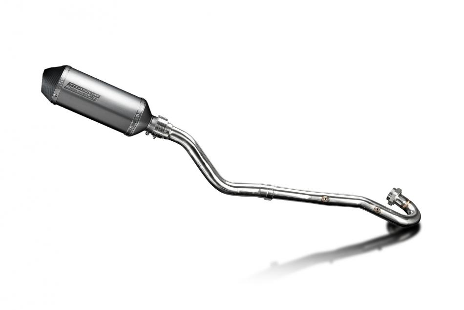 Kawasaki KLR650E 2008-2019 Echappement Complet Silencieux 260mm X-Ovale Titane